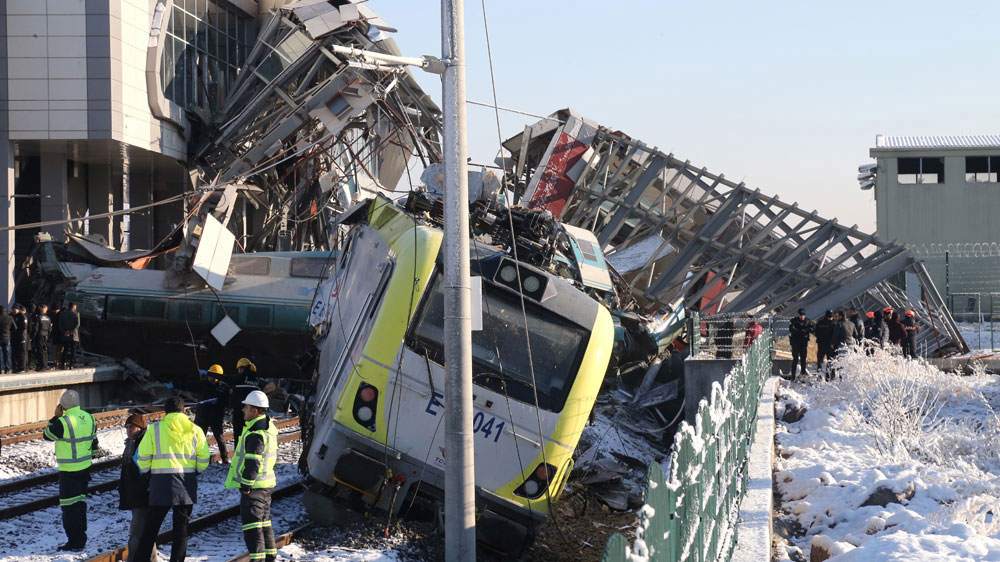 Ankara’da Yüksek Hızlı Tren Kazası