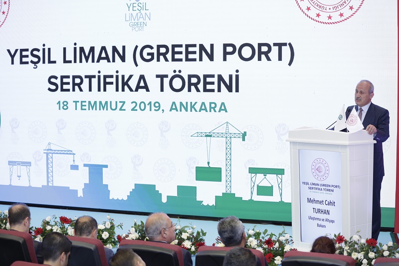 Yeşil Liman Projesi ile limanlar da yeşil oldu