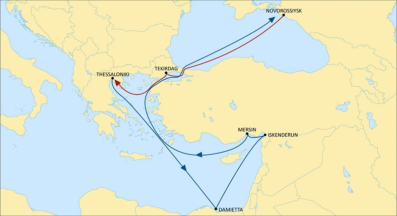 MSC’den Türkiye ve Rusya arasında Novorossiysk uğrağı