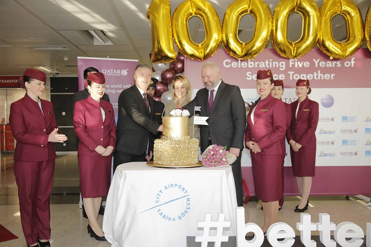 Qatar Airways’in 1 milyonuncu yolcusuna SAW’dan ödül