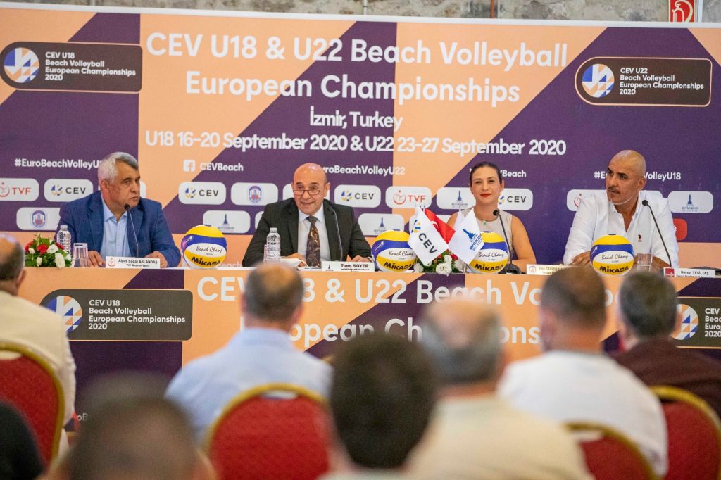 Avrupa Plaj Voleybolu şampiyonaları Eylül’de İzmir’de