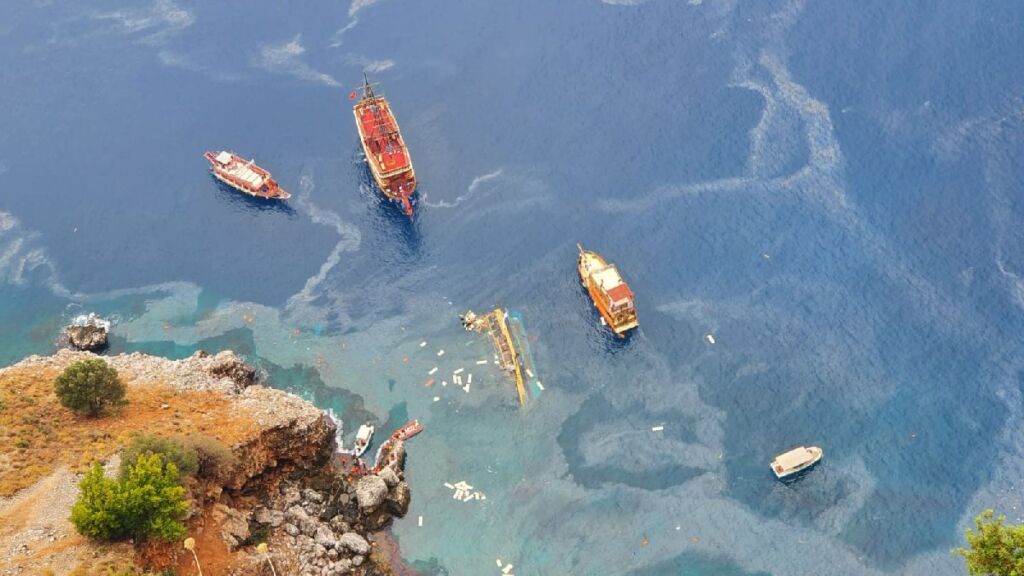 Gezi teknesi battı, Rus turist öldü