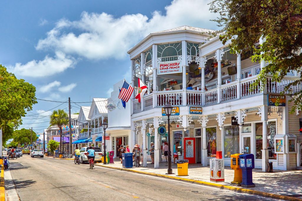 Key West sokakları