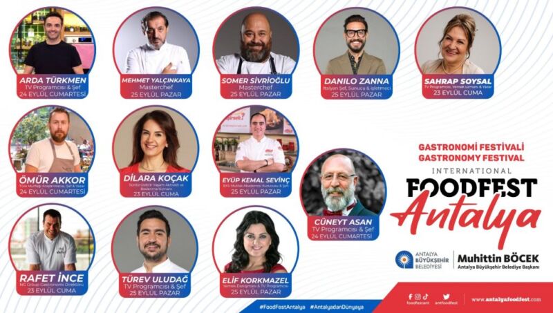 Food Fest Antalya 2022 konuşmacılar