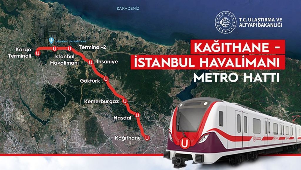 İstanbul Havalimanı metrosu açıldı, 1 ay ücretsiz