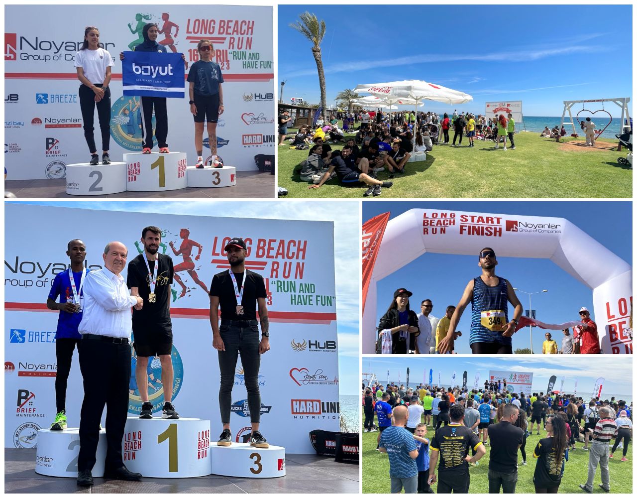Türk ve yabancı sporcular, Kıbrıs’ta Şampiyon Melekler için koştu