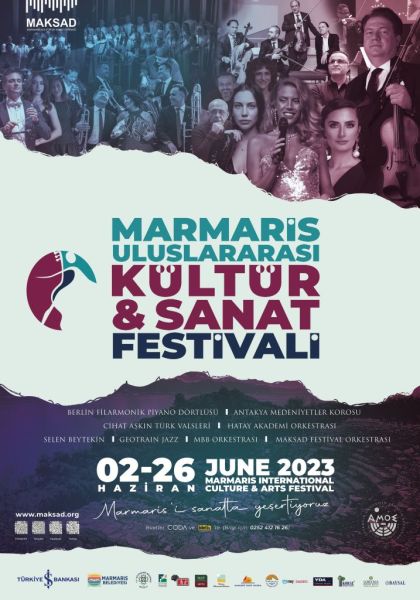 Marmaris Uluslararası Kültür ve Sanat Festivali 2023 afiş