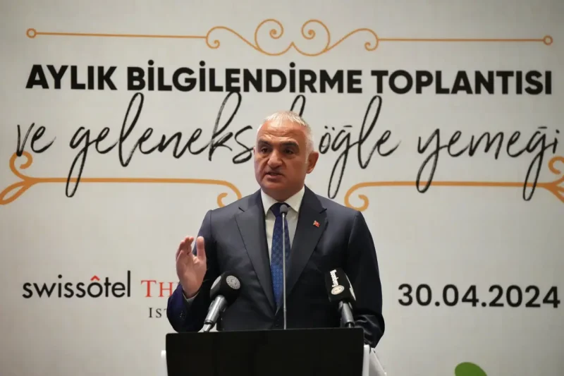 Kültür ve Turizm Bakanı Mehmet Nuri Ersoy Türob'un Nisan 2024 toplantısına katıldı